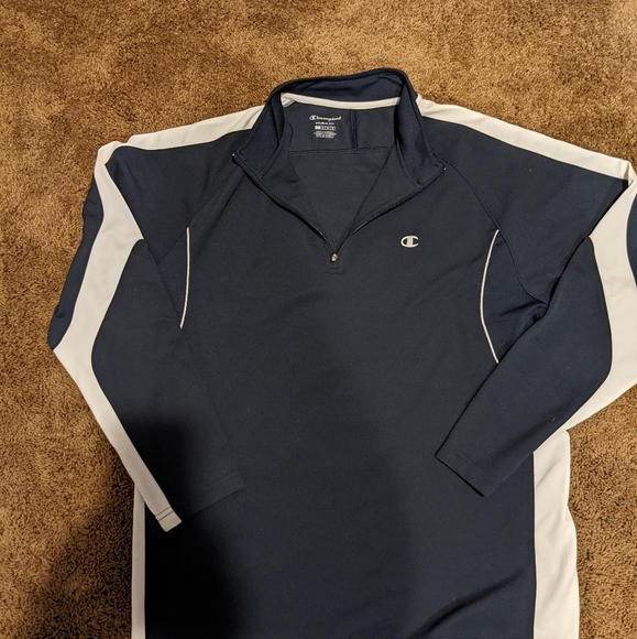 Champion Men's Quarter-zip Double Dry Pullover - Picture 1 of 3